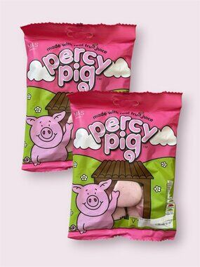 2x Original Percy Pig Gummies Sweets Vegan Candy M&S UK 6oz/170g